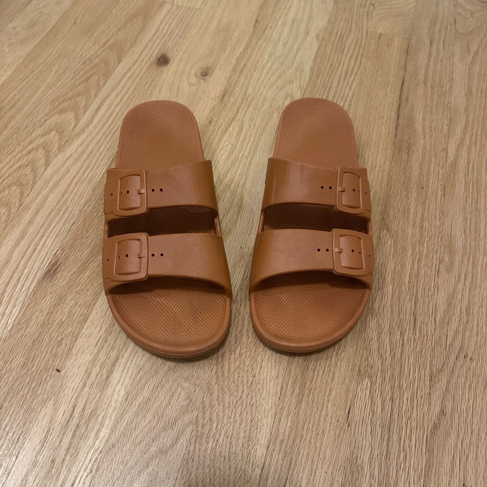 Freedom Moses Double Strap Slide Sandals